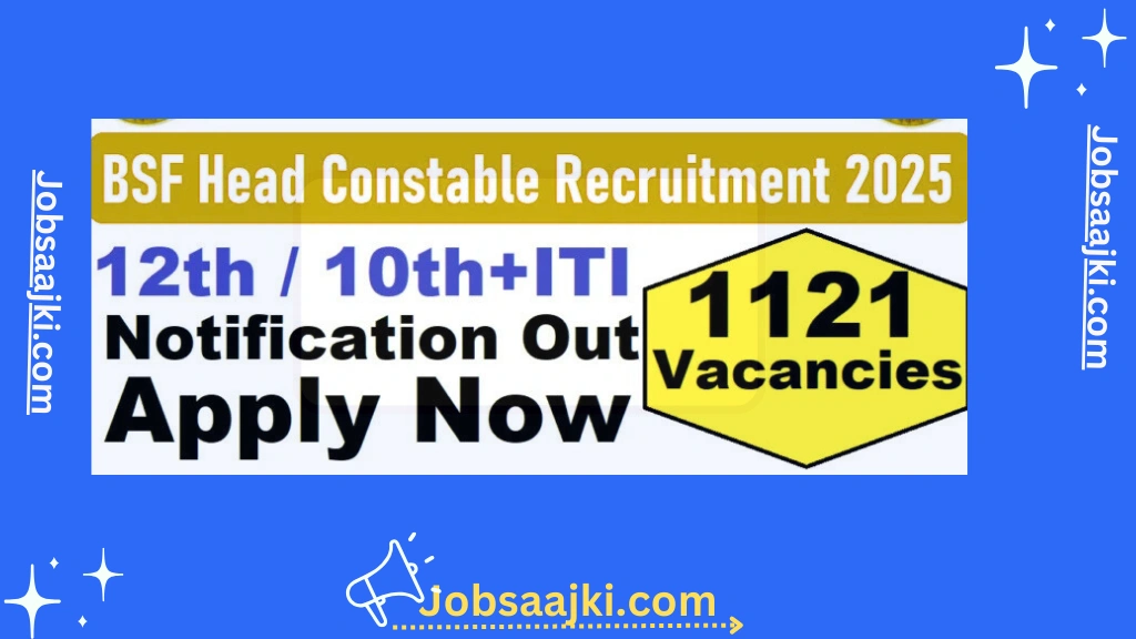 BSF Head Constable Recruitment 2025
