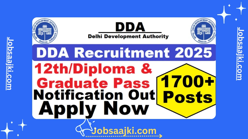 DDA Vacancy 2025
