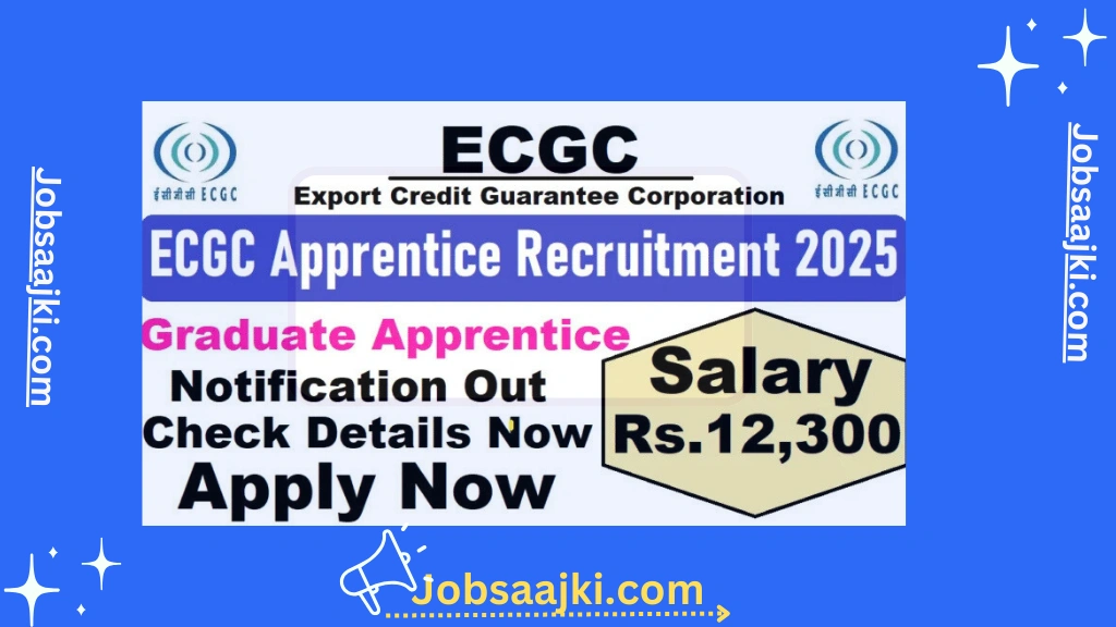 ECGC Apprentice Recruitment 2025