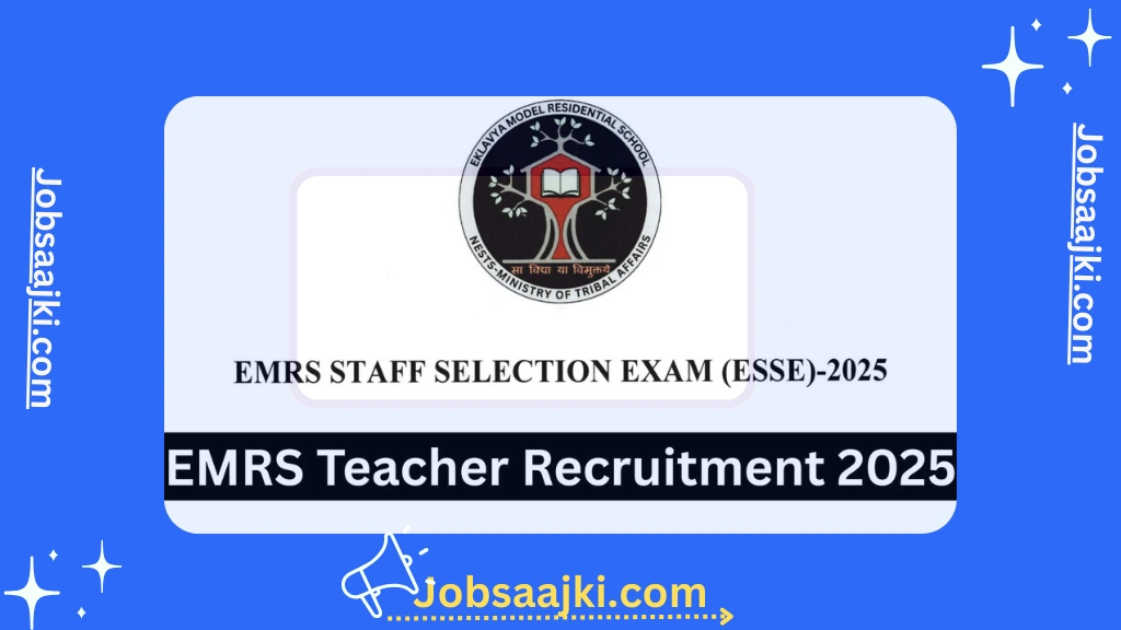 EMRS Teacher Recruitment 2025