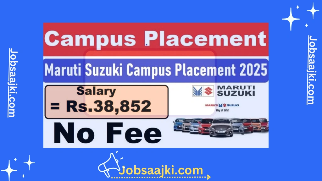 Maruti Suzuki Campus Recruitment 2025