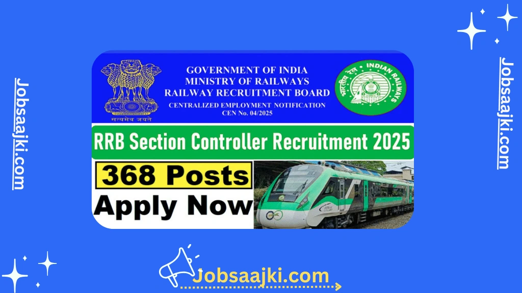 RRB Section Controller Recruitment 2025